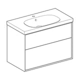 Allaskaappipaketti Ido Sense Art 900X482X682Mm, Tammi [6015651] |