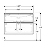 Allaskaappipaketti Ido Sense Art 900X480X644Mm, Tammi [6015654] |