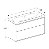 Allaskaappipaketti Ido Sense Art 1200X480X682Mm, Valk [6015656] |