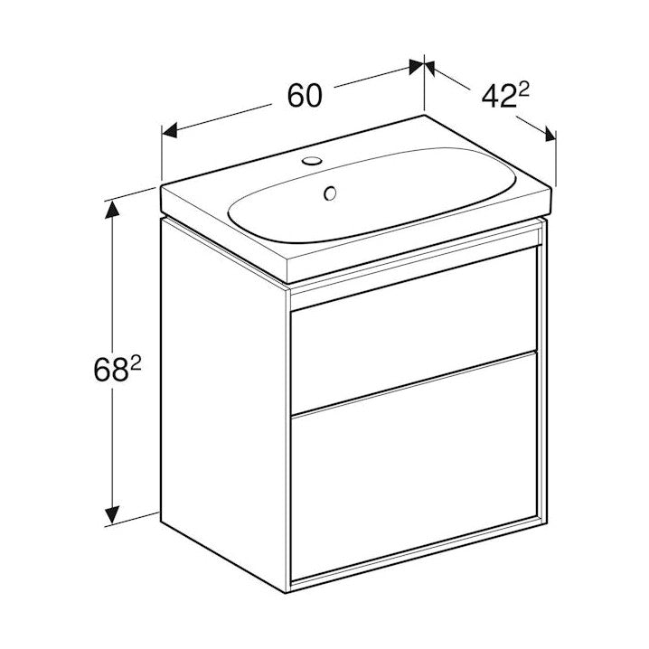 Allaskaappipaketti Ido Sense Art 600X422X682Mm, Valk [6015659] |