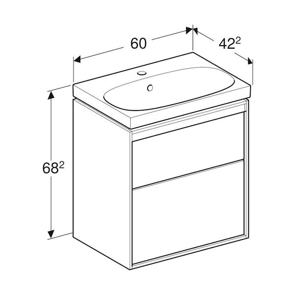 Allaskaappipaketti Ido Sense Art 600X422X682Mm, Valk [6015659] |