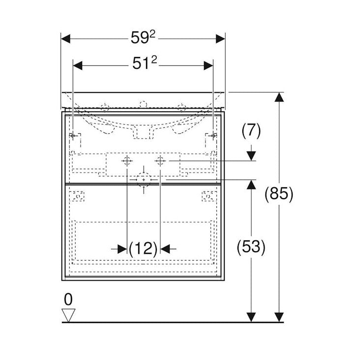 Allaskaappipaketti Ido Sense Art 600X422X682Mm, Valk [6015659] |