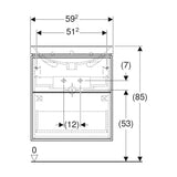 Allaskaappipaketti Ido Sense Art 600X422X682Mm, Laava [6015661] |