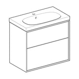 Allaskaappipaketti Ido Sense Art 750X422X682Mm, Tammi [6015663] |