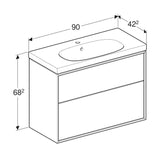 Allaskaappipaketti Ido Sense Art 900X422X682Mm, Valk [6015665] |