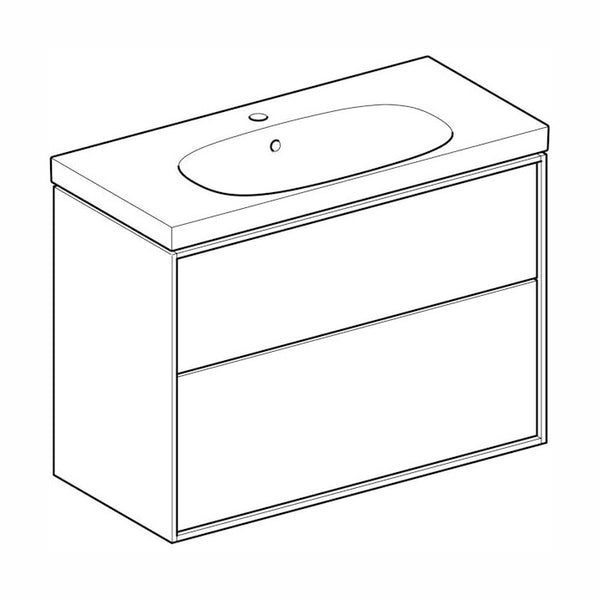 Allaskaappipaketti Ido Sense Art 900X422X682Mm,Tammi [6015666] |