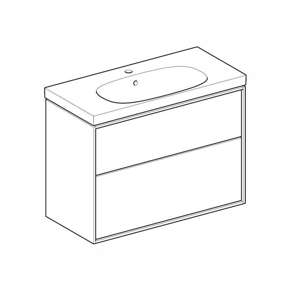 Allaskaappipaketti Ido Sense Art 900X422X682Mm, Laava [6015667] |