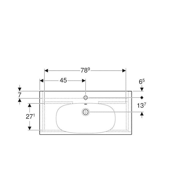Allaskaappipaketti Ido Sense Art 900X422X682Mm, Laava [6015667] |