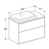 Allaskaappipaketti Ido Sense Art 888X474X694Mm,Tammi [6015669] |