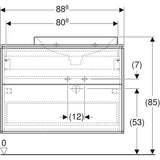 Allaskaappipaketti Ido Sense Art 888X474X694Mm, Laava [6015673] |