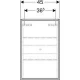 Seinäkaappi Ido Sense Art 450X150X700Mm, Laava [6015676] |