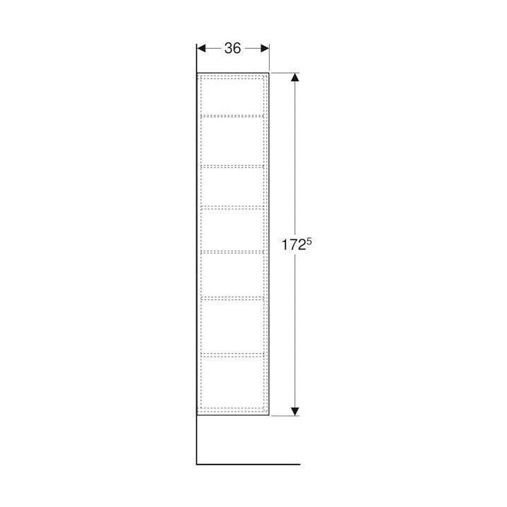 Korkea Kaappi Ido Sense Art 366X360X1725Mm,Tammi [6015681] |