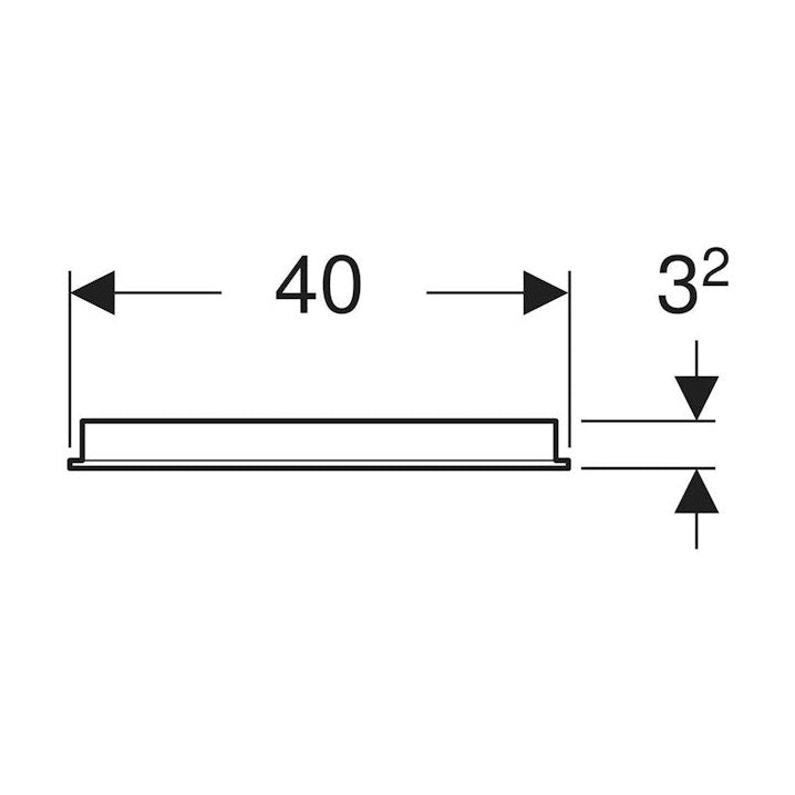 Tasopeili Ido Reflect 400X32X700Mm, Alumiini [6015717] |