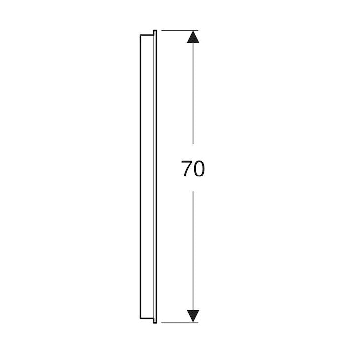 Tasopeili Ido Reflect 500X32X700Mm, Alumiini [6015718] |