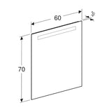 Tasopeili Ido Reflect 600X32X700Mm, Alumiini [6015719] |