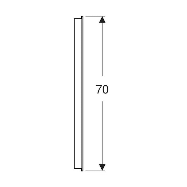 Tasopeili Ido Reflect 600X32X700Mm, Alumiini [6015719] |
