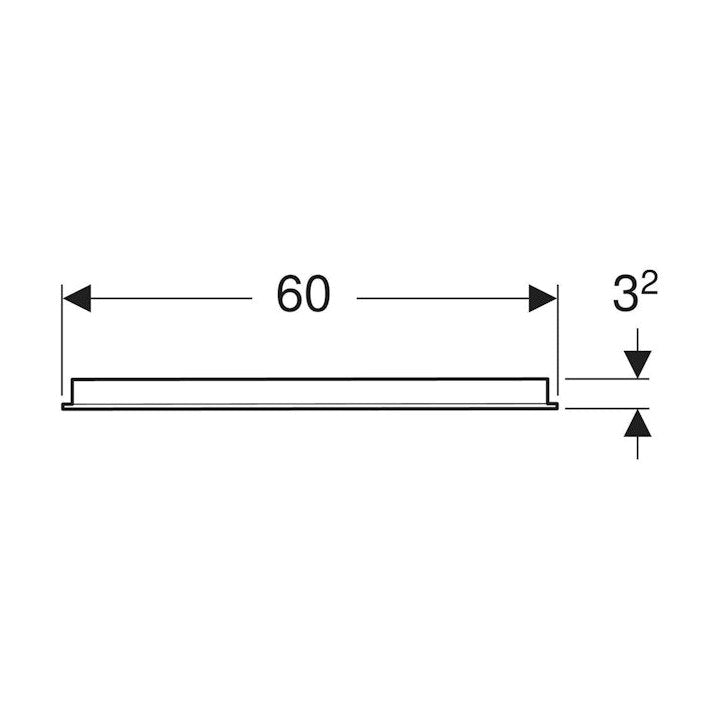 Tasopeili Ido Reflect 600X32X700Mm, Alumiini [6015719] |