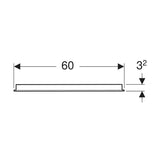 Tasopeili Ido Reflect 600X32X700Mm, Alumiini [6015719] |