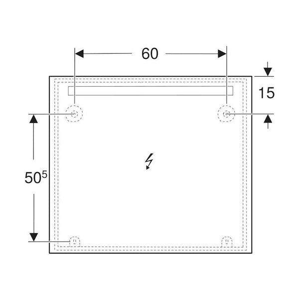 Tasopeili Ido Reflect 800X32X700Mm, Alumiini [6015720] |