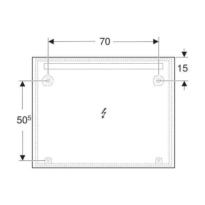 Tasopeili Ido Reflect 900X32X700Mm, Alumiini [6015721] |