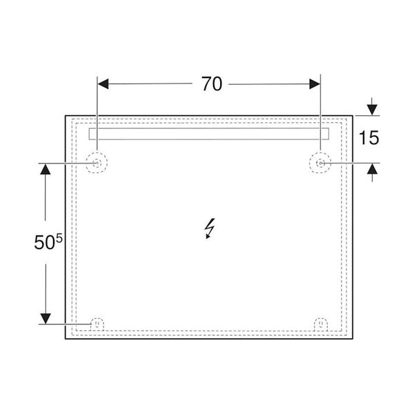 Tasopeili Ido Reflect 900X32X700Mm, Alumiini [6015721] |
