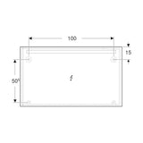 Tasopeili Ido Reflect 1200X32X700Mm, Alumiini [6015723] |