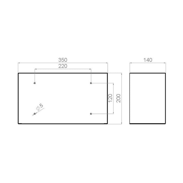 Polaria Kylpyhuonekaappi Loota 350 Harmaa [6045273] |