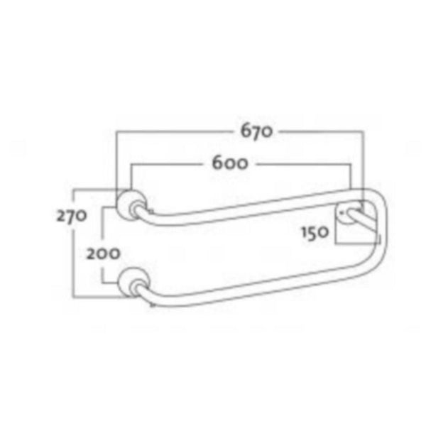Rej Design pyyhekuivain Smart BTU 602 sivukytkentä valkoinen [5488221] |