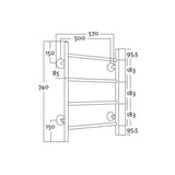 Rej Design pyyhekuivain Tango BTH 50744 alakytkentä musta [5487627[ |