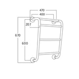 Rej Design pyyhekuivain Retro BT 464 alakytkentä kromi [5488600] |