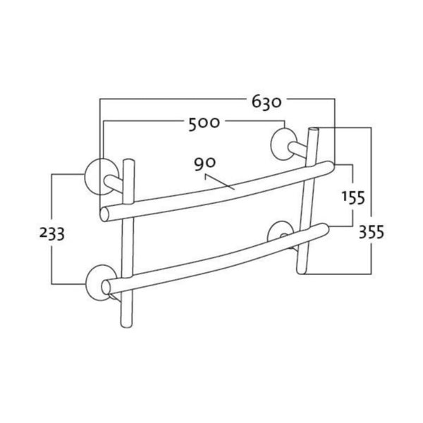 Rej Design pyyhekuivain Bamboo Duo 2, valkoinen [5488775] |