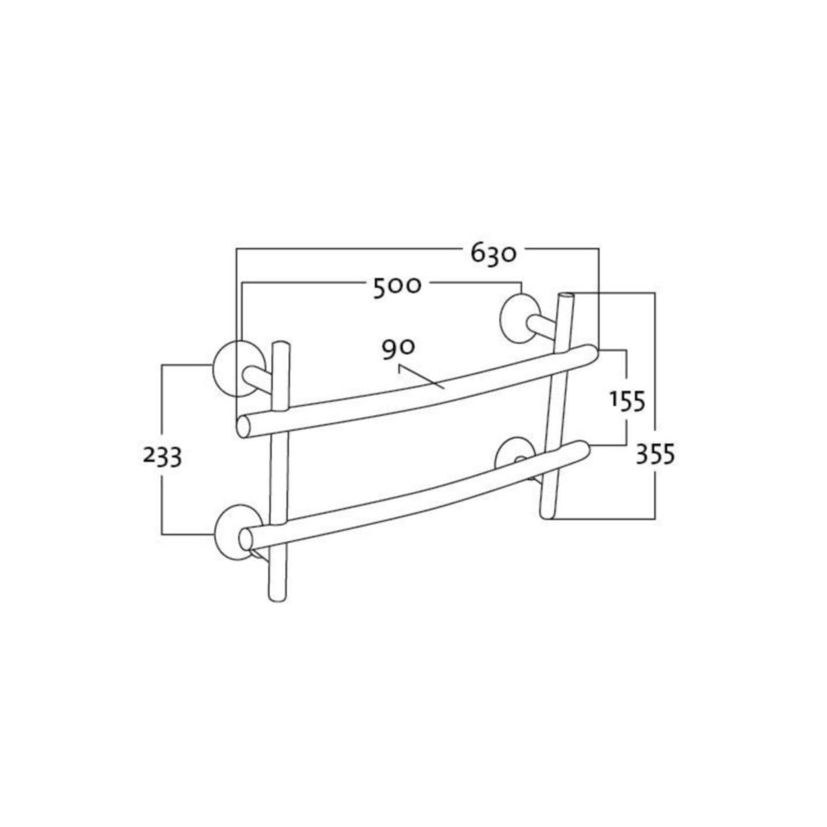 Rej Design pyyhekuivain Bamboo Duo 2, kromi [5488774] |