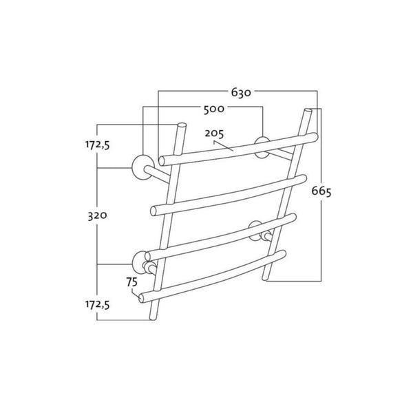 Rej Design pyyhekuivain BT Bamboo Quartet, valkoinen [5488781] |