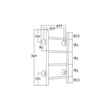 Rej Design pyyhekuivain Tango BTH 35744 yläkytkentä, musta [5487619] |