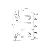 Rej Design pyyhekuivain Tango BTH 35744 alakytkentä, musta [5487618] |