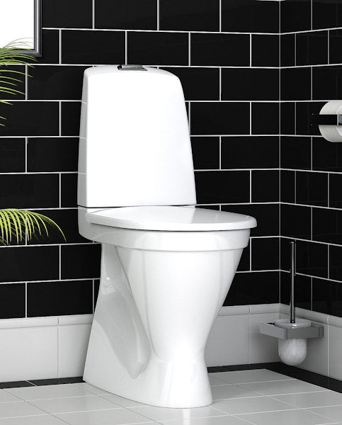 WC-laite Gustavsberg Nautic 1546 1-huuhtelu, korkea, kanneton, Hygienic Flush, piilo S-lukko [5652132]