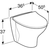 OUTLET Seinä - WC IDO Glow 68 kova kansi [5658202] |