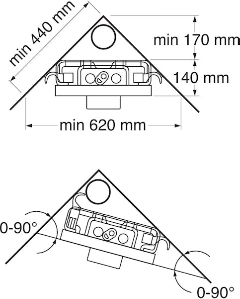 Seinä-WC asennusteline Gustavsberg Triomont XS 3/6L [5752491]