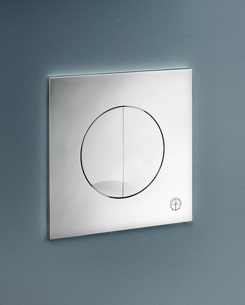 WC-huuhtelupainike Gustavsberg Triomont XS Duo, kromi [5752606]