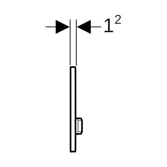 Huuhtelupainike Sigma50 2 - H Square Punakulta/Harjattu [5756943] |