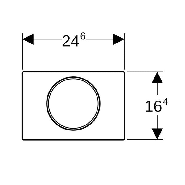 Huuhtelupainike Sigma10 Round Mattavalk./Valkoinen [5756958] |