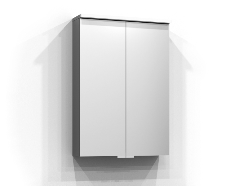 Svedbergs Bloc Peilikaapit 50 Harmaa LED Pesuallasvalo Vikavirtakytkin [25502-TL-JFB]