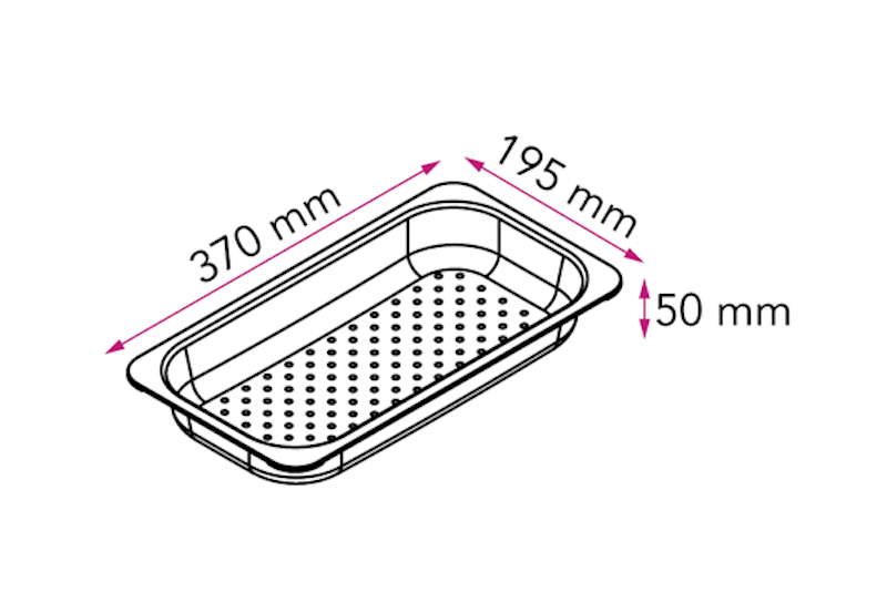 Valutusastia Stala Silent-1 195x365x50 mm rst + silikoni [5922096]