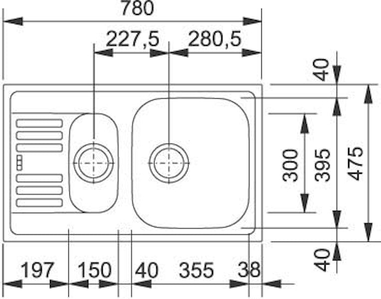 Keittiöallas Franke Euroform EFX 651 [5923604]