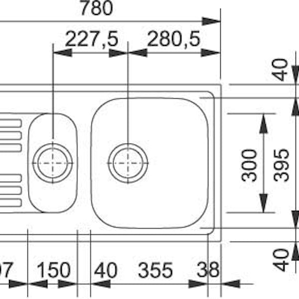 Keittiöallas Franke Euroform EFX 651 [5923604]