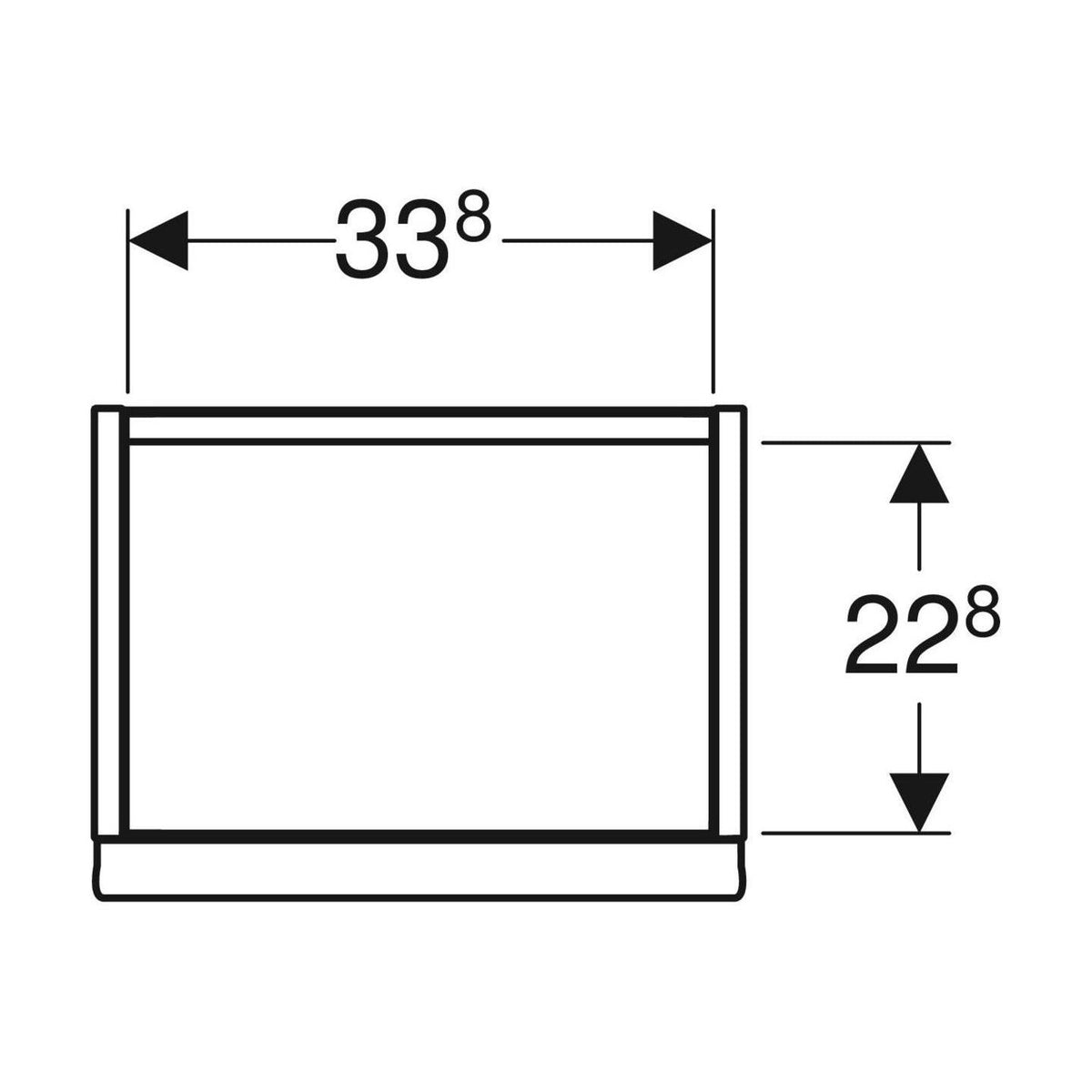 Alakaappi Geberit Icon 370X279X415 mm Hiekanharmaa [6018580] |