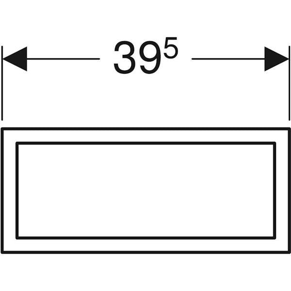 Pesualtaan kannake 2 kpl  IDO 6104300001 SEVEN D 395mm [5611426]