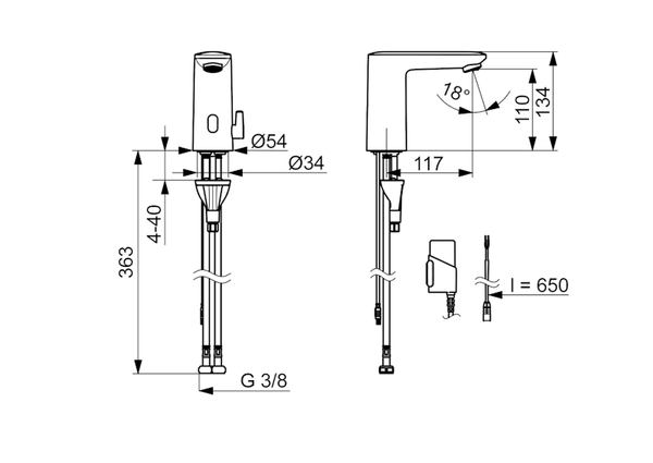 Pesuallashana Oras Electra 9210Fz 3 V Bt 6110416