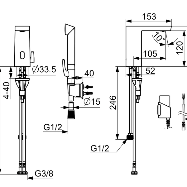 Oras Stela Safety 4816FZ washbasin faucet [6110479]