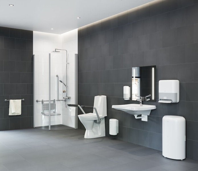 Pesuallas Ido Liikuntaesteisille 12107 - 01Valk Ilman Ylivuotoa [5611705] |